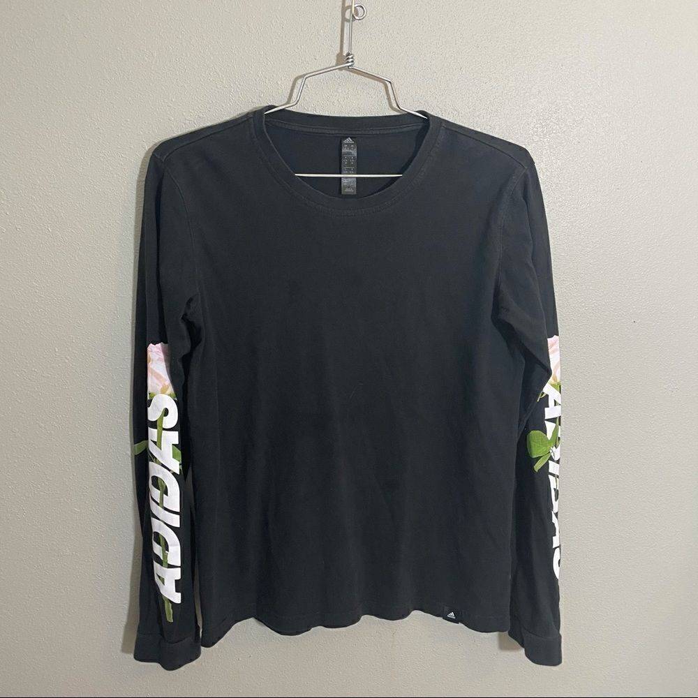 Adidas Floral Long Sleeve Top